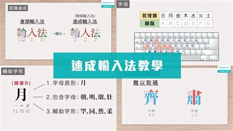 自學速成輸入法|速成輸入法練習